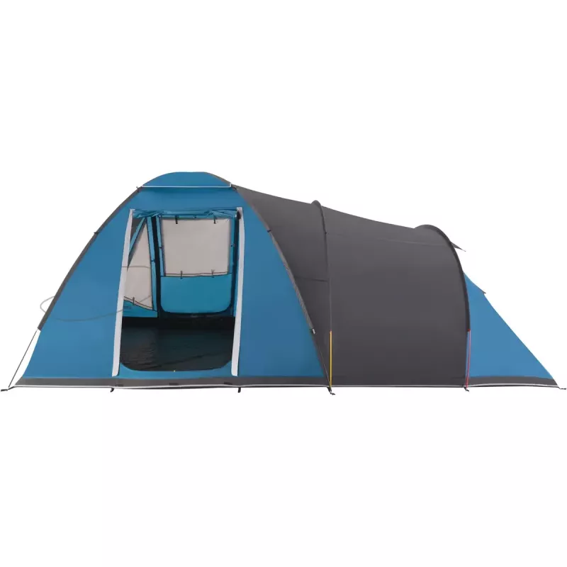 Tenda a cupola COLEMAN Waterfall 5 (modello 2025) con prolunga a tunnel, blu/grigio