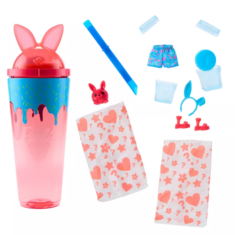 Mattel Barbie Pop! Reveal serie Shakes bambola Gattino, JCN87