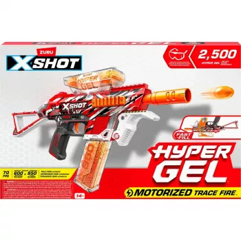 Blaster giocattolo Zuru X-Shot Blaster Trace Fire 70FPS set 1500 palline, 36621