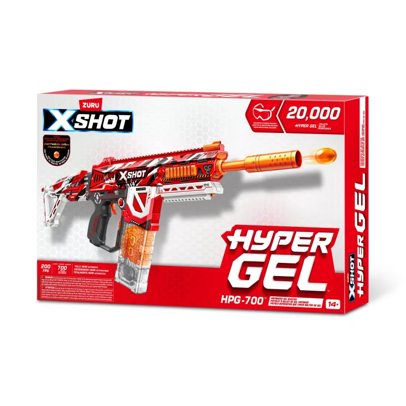Zuru XSHOT Hyper Gel HPG-700 blaster a sfere di gel, 3500 sfere di gel