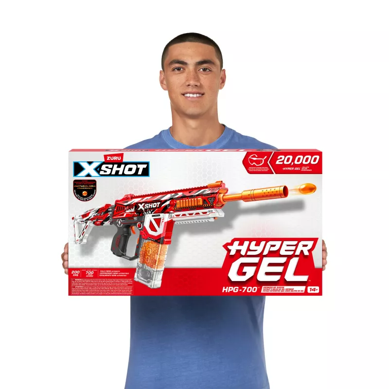 Zuru XSHOT Hyper Gel HPG-700 blaster a sfere di gel, 3500 sfere di gel
