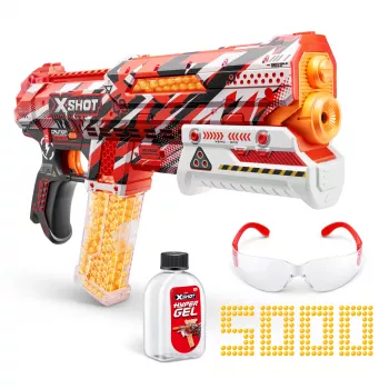 XSHOT Hyper Gel Clutch Blaster (5.000 palline Hyper Gel) ZURU
