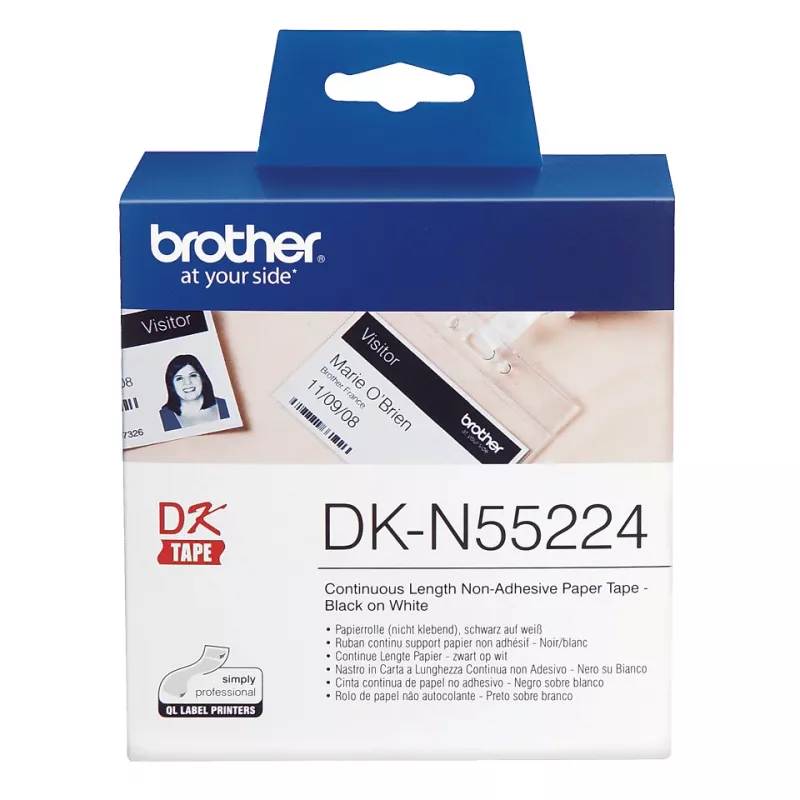 Nastro etichette Brother DK-N55224