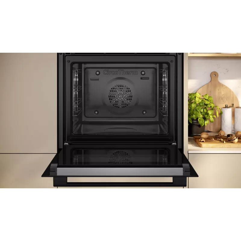Forno elettrico da incasso NEFF N 30 B2CVG6AK3 — 71 l, nero, manopole, timer elettronico, A+