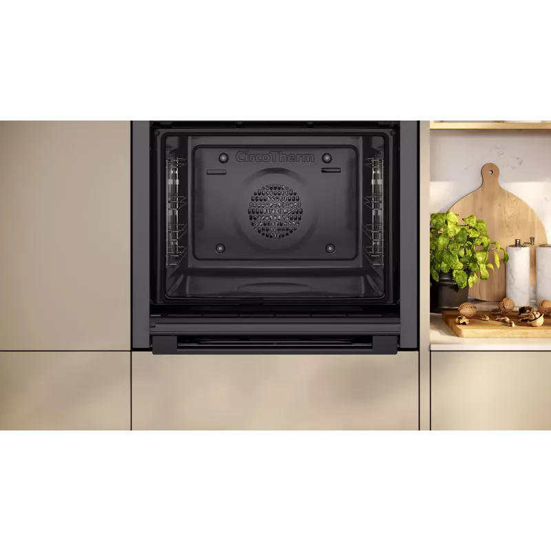 Forno da incasso NEFF N 50 B6ACJ7AG3 — 71 L, 3600 W, controllo touch, grafite/nero