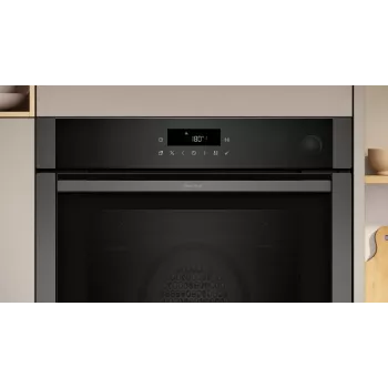Forno elettrico da incasso NEFF N 50 B6AVJ7AG3 — 71 L, 3600 W, nero/grafite, comandi touch