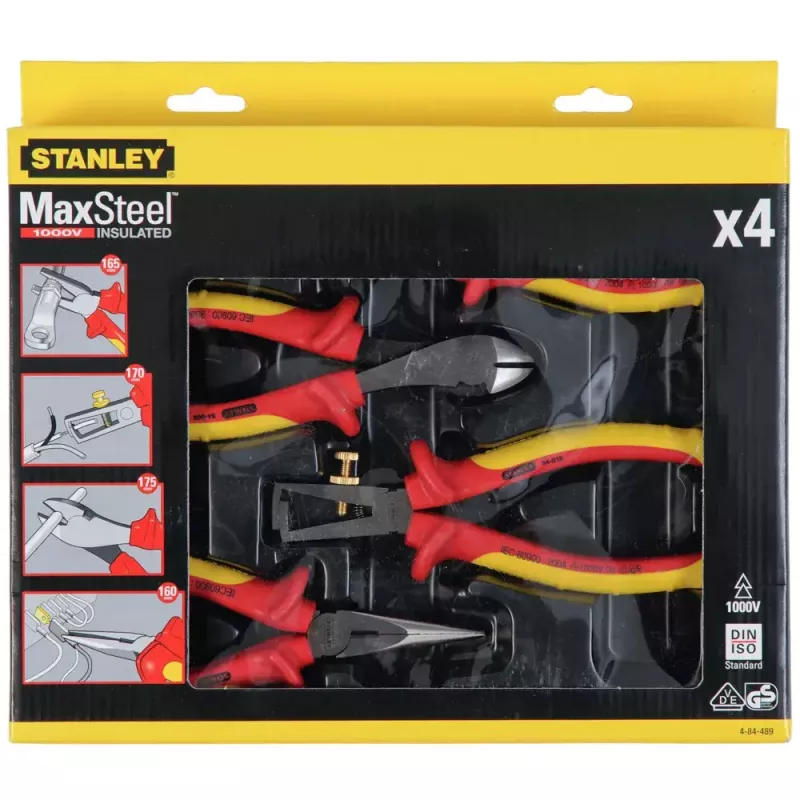 Pinze Stanley FATMAX 4 pezzi VDE 4-84-489