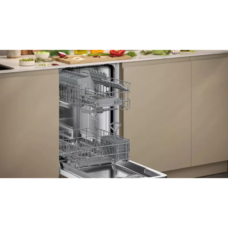 Lavastoviglie NEFF S853HKX20E completamente integrabile Slimline 10 coperti, Home Connect, 46 dB