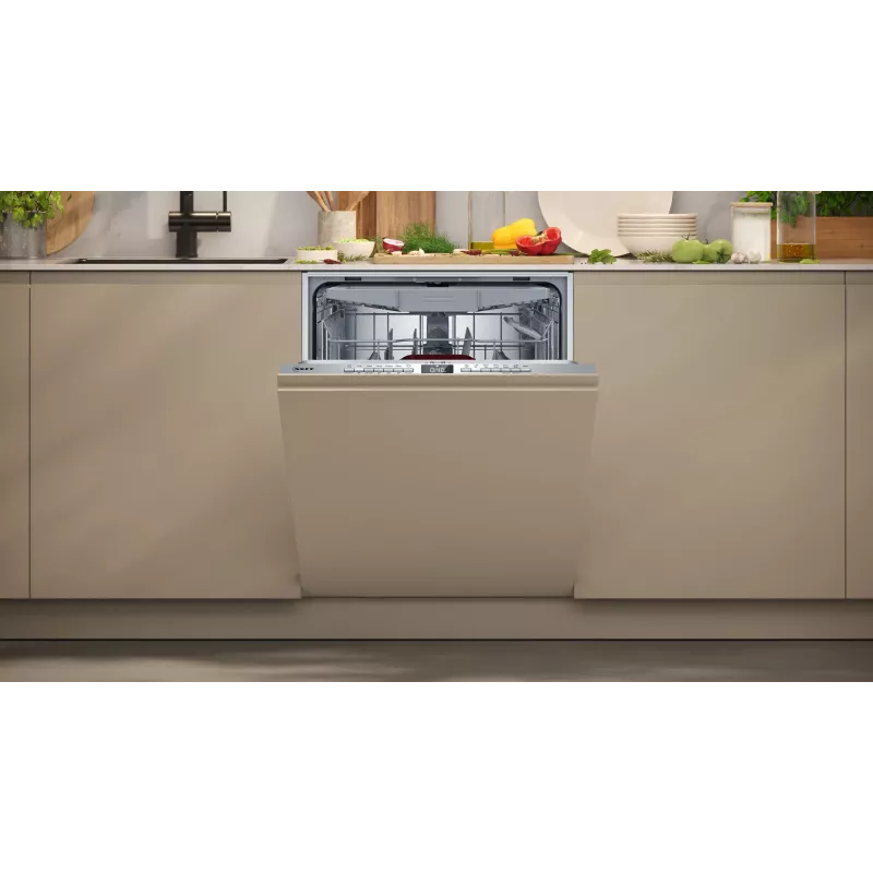 Lavastoviglie completamente integrabile NEFF N 50 S255EVX04E — 14 coperti, 60 cm, 44 dB, 9 L/ciclo, Home Connect