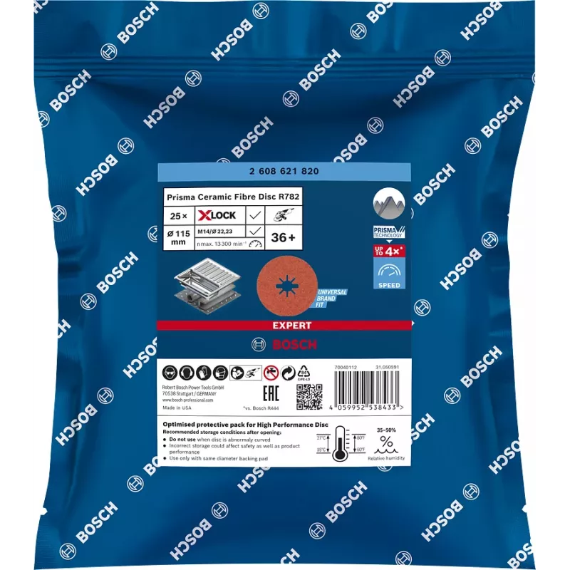 Bosch 2 608 621 825 accessorio smerigliatrice angolare disco abrasivo