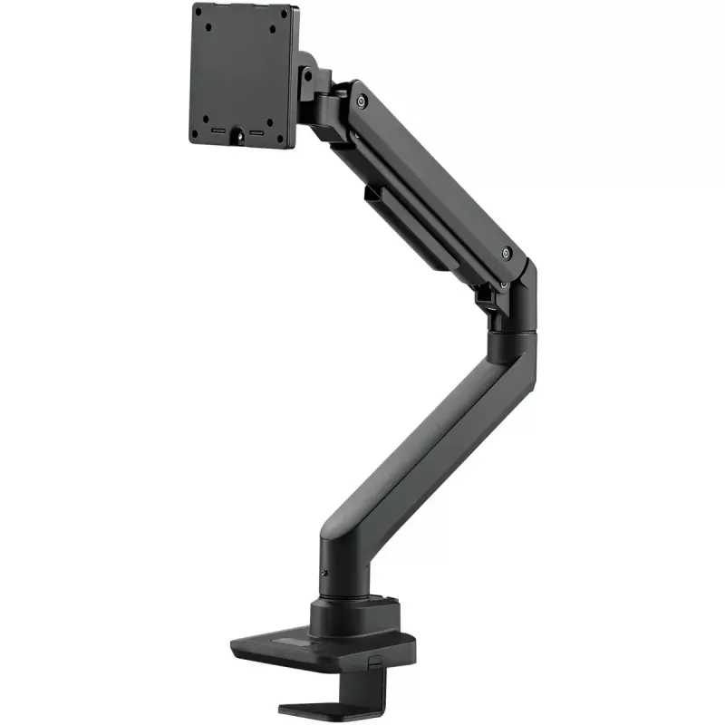Supporto monitor SILVERSTONE SST-ARM14B per monitor da 17–49 pollici, nero, supporto singolo schermo regolabile