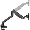 Supporto monitor SILVERSTONE SST-ARM14B per monitor da 17–49 pollici, nero, supporto singolo schermo regolabile