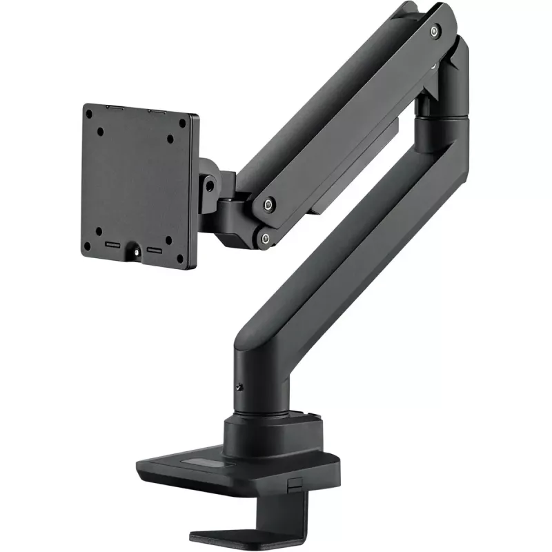 Supporto monitor SILVERSTONE SST-ARM14B per monitor da 17–49 pollici, nero, supporto singolo schermo regolabile