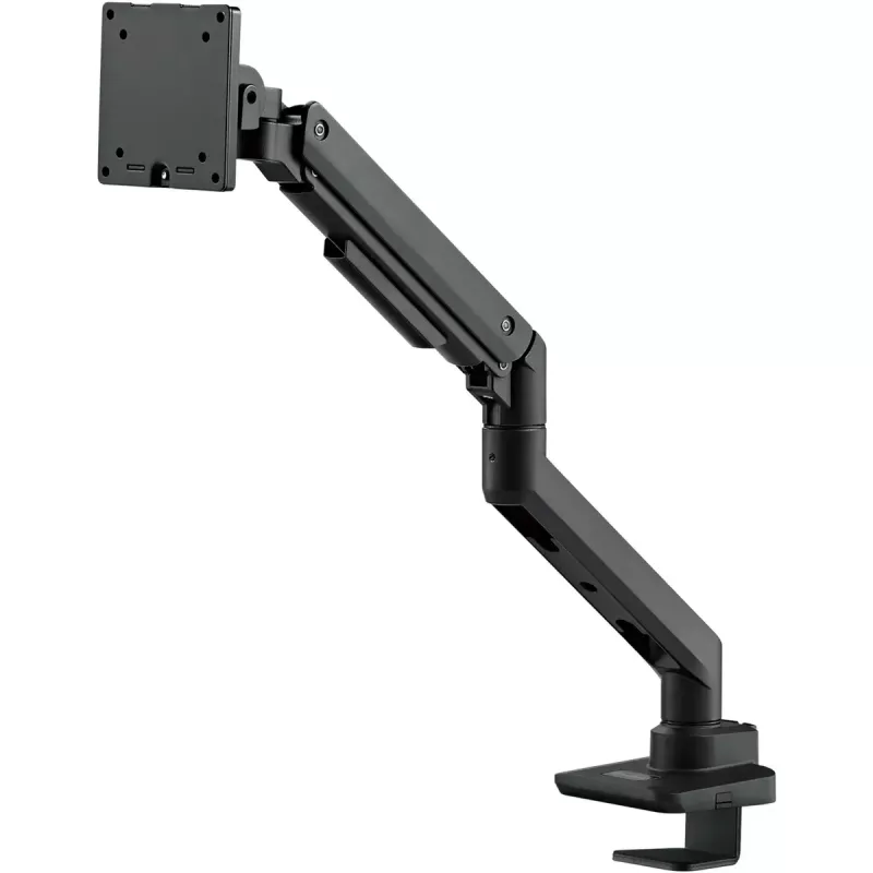 Supporto monitor SILVERSTONE SST-ARM14B per monitor da 17–49 pollici, nero, supporto singolo schermo regolabile
