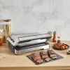 Griglia di contatto Tefal OptiGrill 2in1 GC773D acciaio inox 2100 W