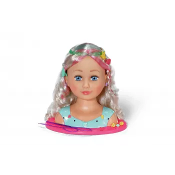 BABY born Styling Marker e accessori, testa bambola make-up/styling, femminile, 3 anni, bambino/bambina, multicolore