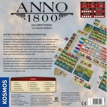 Kosmos Anno 1800 Gioco da tavolo Strategia