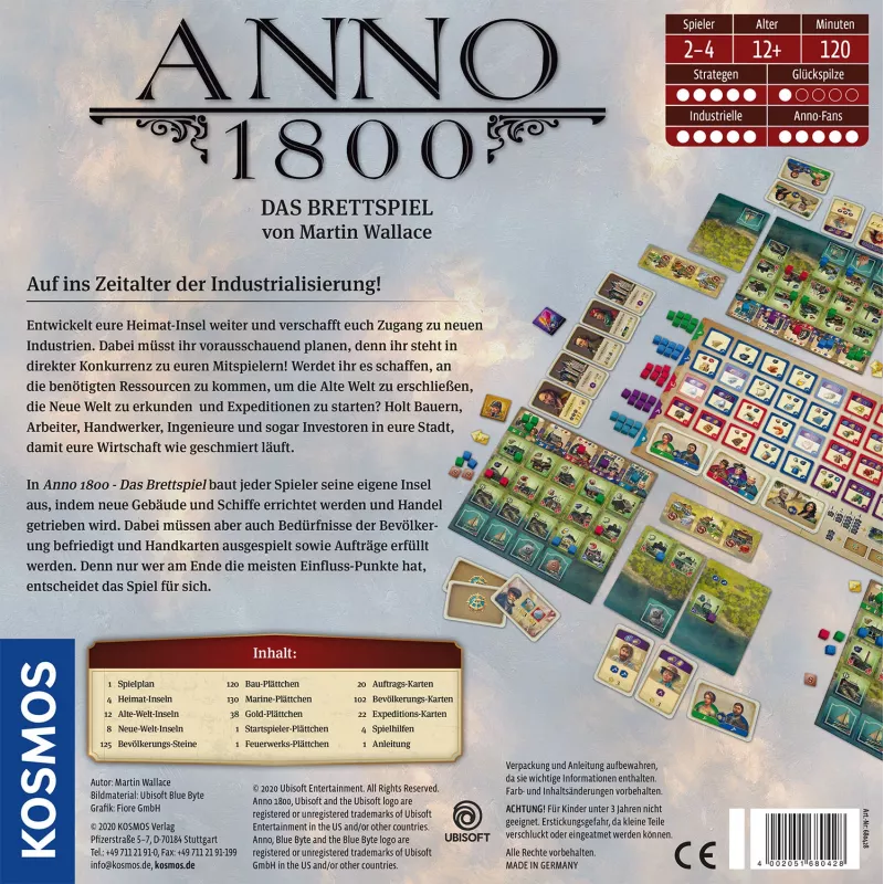 Kosmos Anno 1800 Gioco da tavolo Strategia