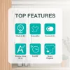 Gorenje DPNA83W Asciugatrice a libera installazione a carica frontale 8 kg Nero, Bianco