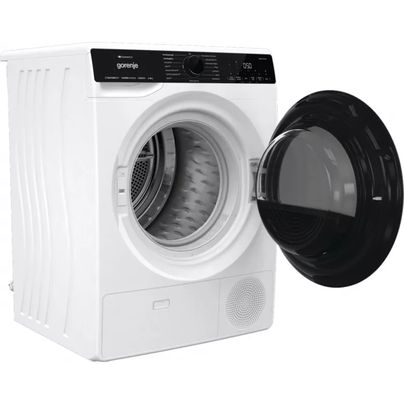 Gorenje DPNA83W Asciugatrice a libera installazione a carica frontale 8 kg Nero, Bianco