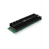 ICY BOX IB-M2HS-701 M.2 2280 SSD dissipatore, passivo, alluminio, PC/PS5, nero