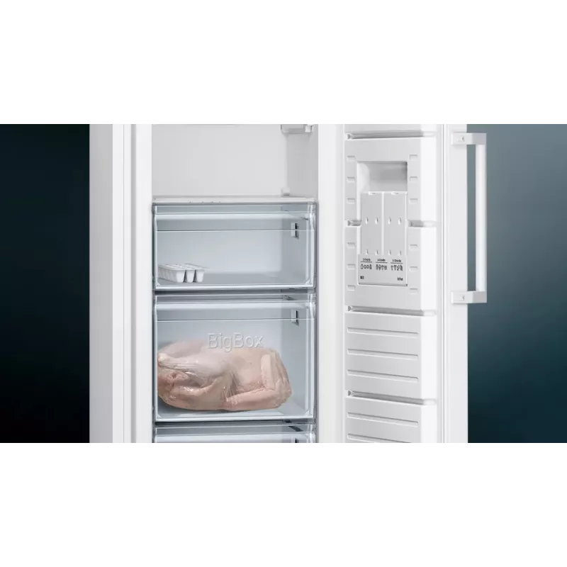Siemens iQ300 GS33NVWEP congelatore verticale, 225 l, classe E, bianco