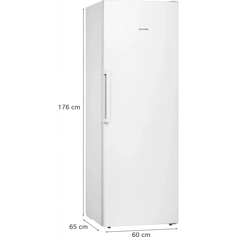 Siemens iQ300 GS33NVWEP congelatore verticale, 225 l, classe E, bianco