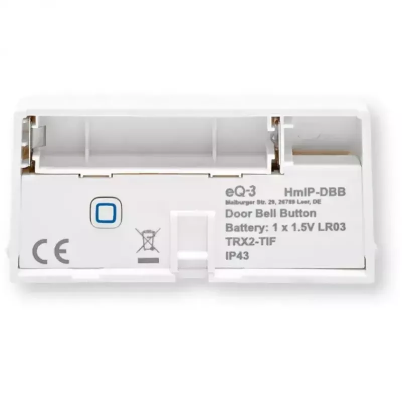 Pulsante campanello wireless HomeMatic HmIP-DBB a batteria — HomeMatic