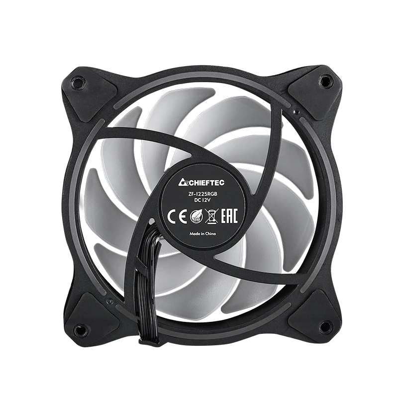 Chieftec ZF-1225RGB Sistema di raffreddamento per computer Multicolore 1 pz.