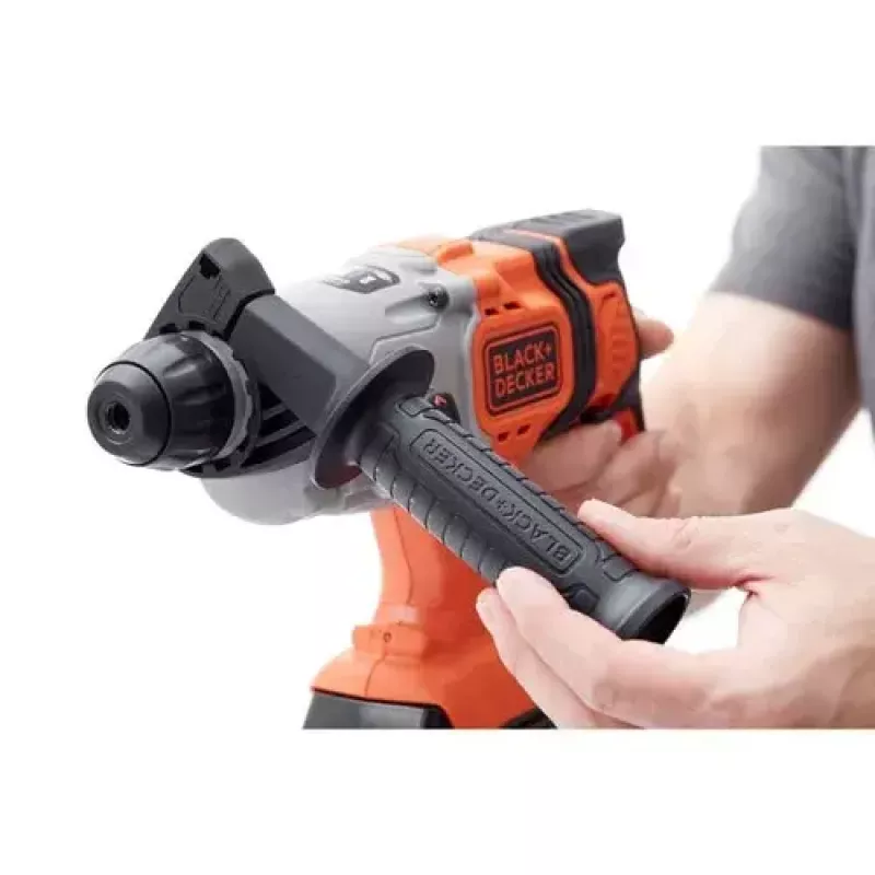 Trapano Black & Decker BCD900E2K-QW 1880 RPM SDS Plus, batteria ricaricabile 2,5 Ah