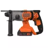 Trapano Black & Decker BCD900E2K-QW 1880 RPM SDS Plus, batteria ricaricabile 2,5 Ah