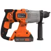 Trapano Black & Decker BCD900E2K-QW 1880 RPM SDS Plus, batteria ricaricabile 2,5 Ah