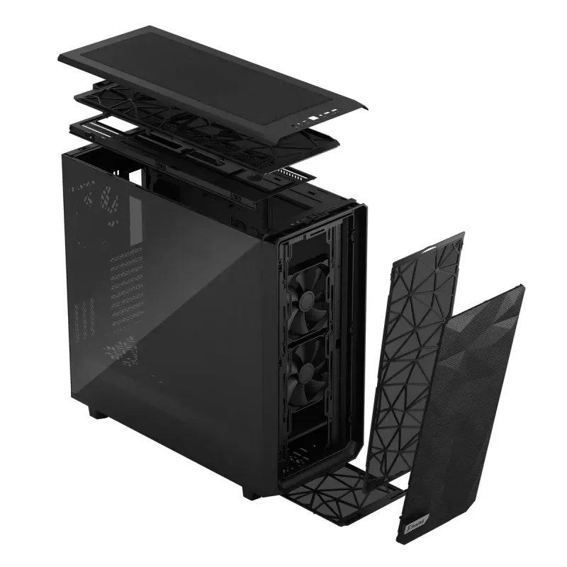 Case per PC Fractal Design Meshify 2 XL Light Tempered Glass Tower nero