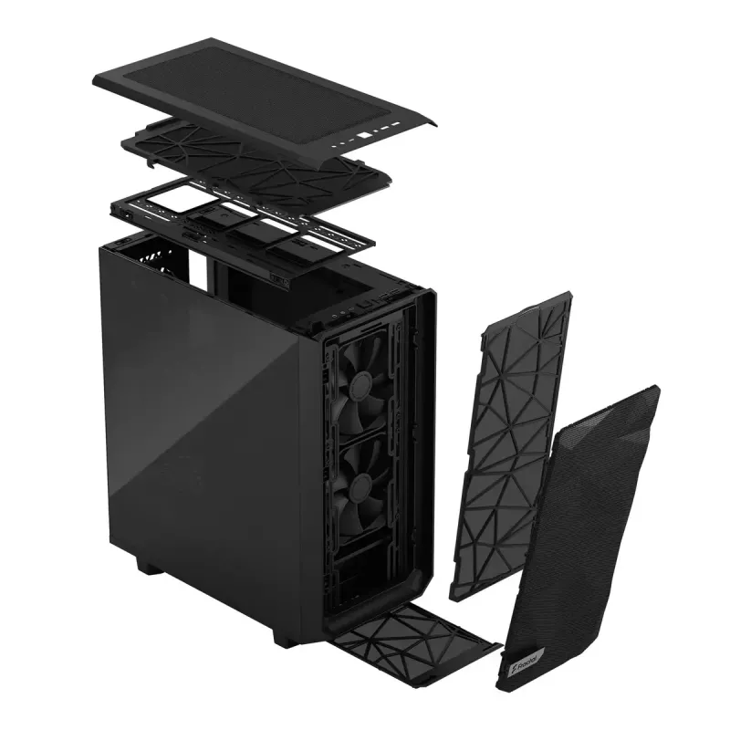 Case per PC Fractal Design Meshify 2 Compact Tower nero