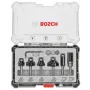 Set di frese Bosch, 6 pz., codolo 6 mm