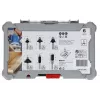 Set di frese Bosch, 6 pz., codolo 6 mm