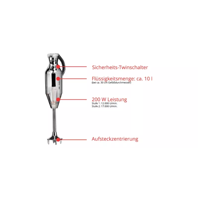 Frullatore a immersione ESGE M 200 Chrome