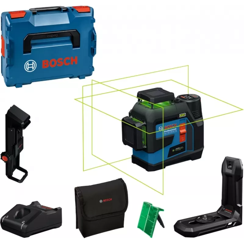 Livello laser Bosch GLL 12V-100-33 CG LB10 DK20 0601065401 laser verde 12V