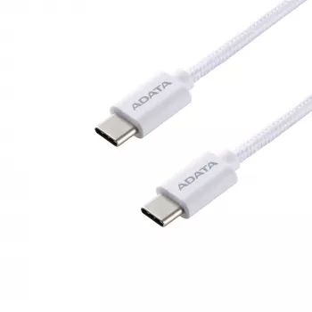 Cavo USB-C a USB-C ADATA CACC-200PN-WH, USB 2.0, 2 m, bianco