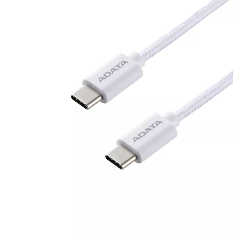 Cavo USB-C a USB-C ADATA CACC-200PN-WH, USB 2.0, 2 m, bianco