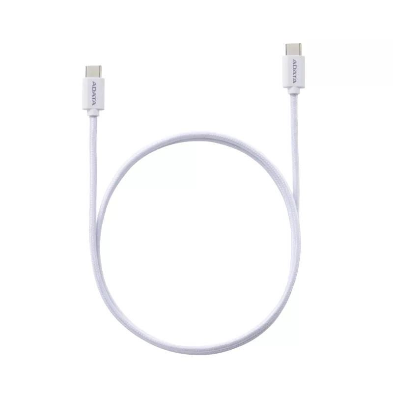 Cavo USB-C a USB-C ADATA CACC-200PN-WH, USB 2.0, 2 m, bianco