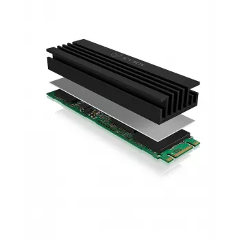 ICY BOX IB-M2HS-70 dissipatore per unità a stato solido nero 1 pz.