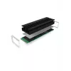 ICY BOX IB-M2HS-70 dissipatore per unità a stato solido nero 1 pz.