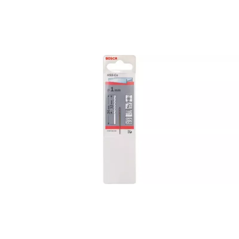 Set di punte elicoidali Bosch HSS Cobalt 2608585845 5 pezzi