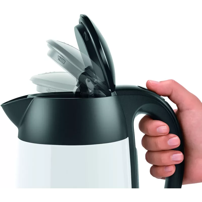 Bollitore elettrico Bosch TWK3P421 1,7 L 2400 W nero, bianco