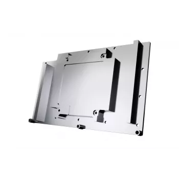 Backplate Alphacool 10248 alluminio cromo rame nero 124 mm