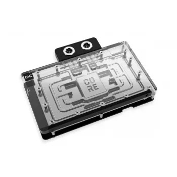 Backplate Alphacool 10248 alluminio cromo rame nero 124 mm