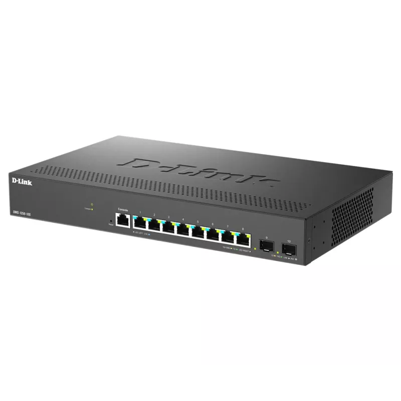 Switch di rete D-Link DMS-1250-10S/E Managed 2.5G Ethernet (100/1000/2500) nero
