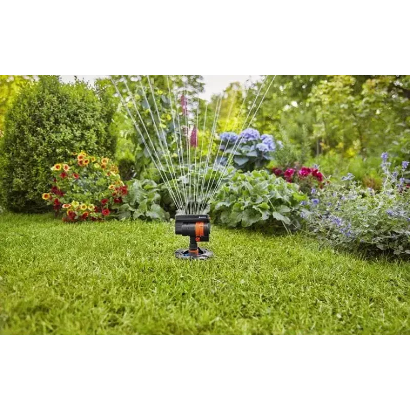 Gardena Pipeline irrigatore rettangolare, nero/arancione (08251-20)