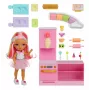 Rainbow High Little Dessert Shop con Kandy Playset, bambola moda, femmina, 4 anni, 140 mm, multicolore